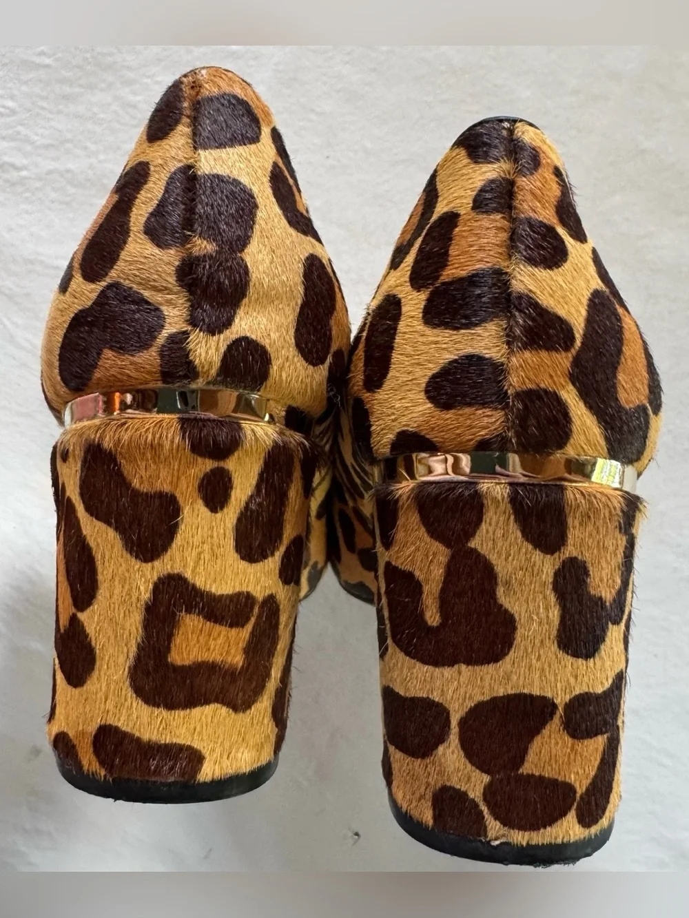 Alfani Step N Flex Leopard Print Jensonn Reflective Block Heel Pumps (5.5M)